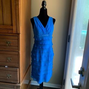 Comfortable Blue Classic Dress